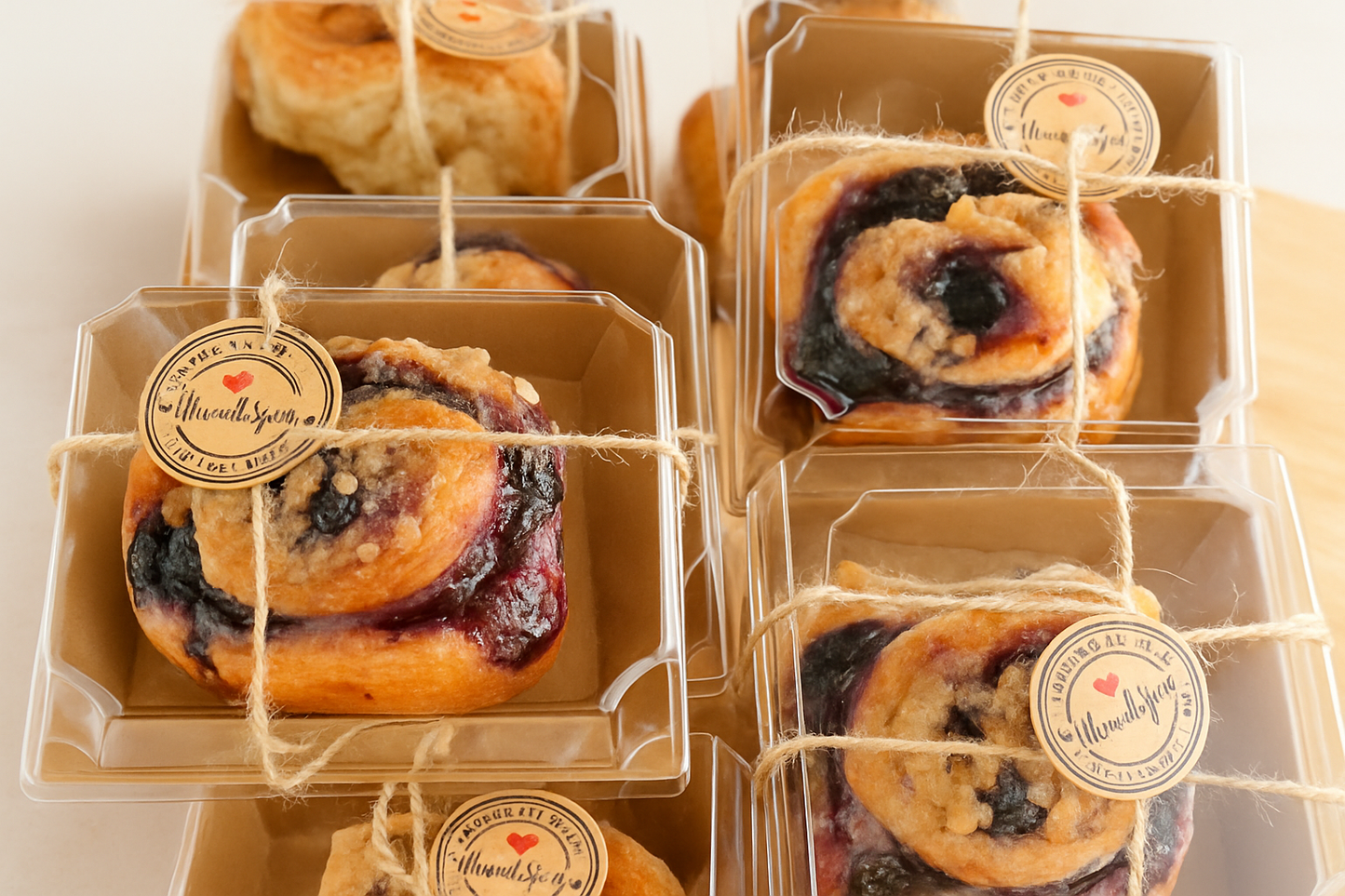 Lemon Blueberry crumble roll